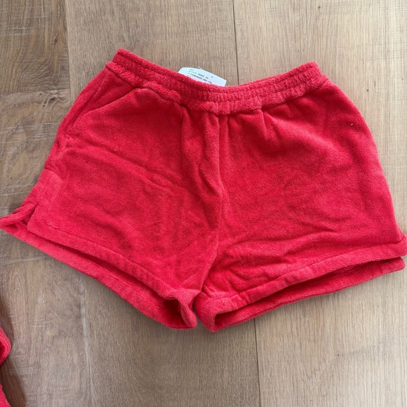 TERRY NEW NWT Red Terry Cloth Matching Set - Picture 13 of 16